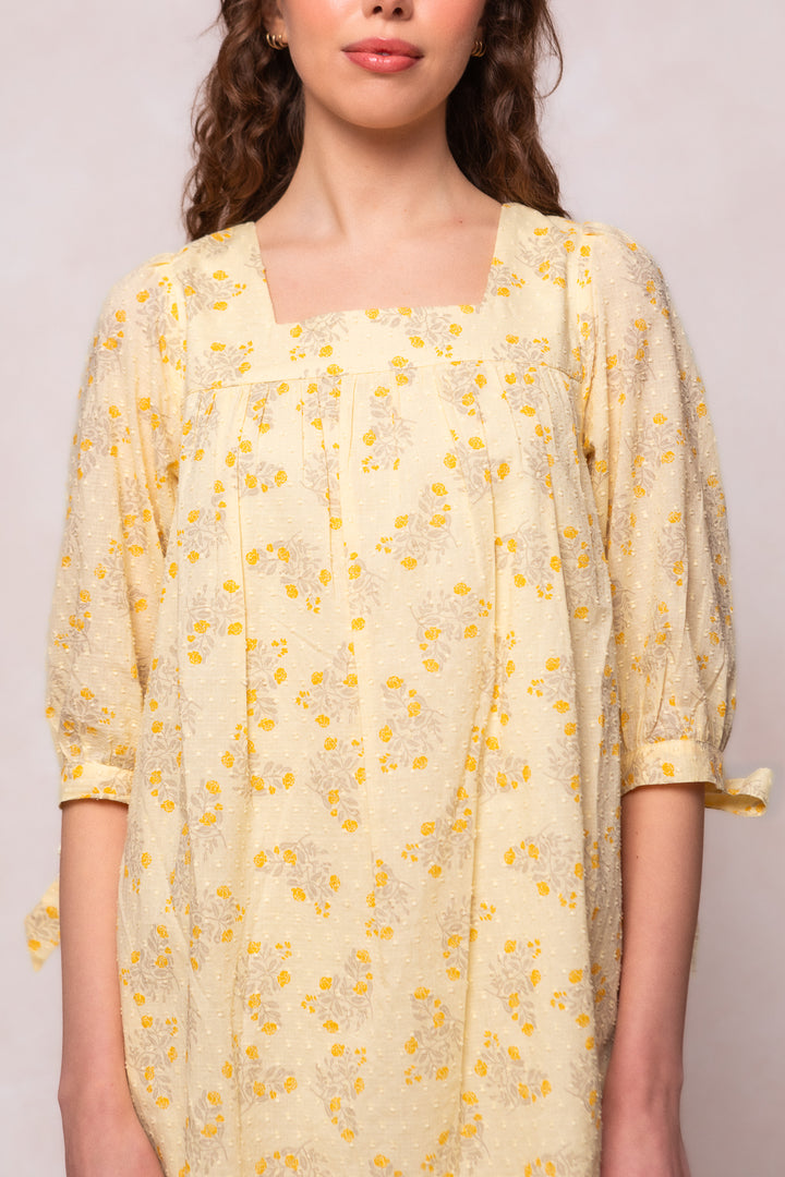 Sunny Dress in Yellow Floral