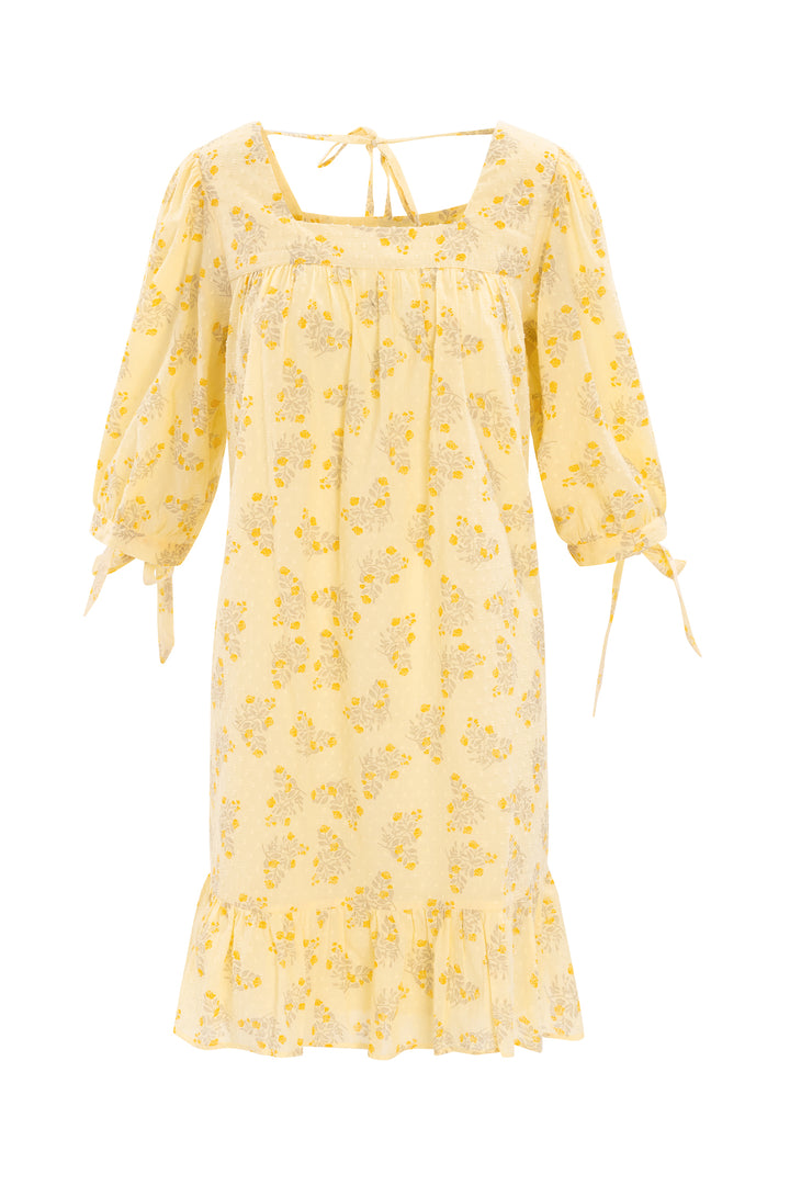 Sunny Dress in Yellow Floral