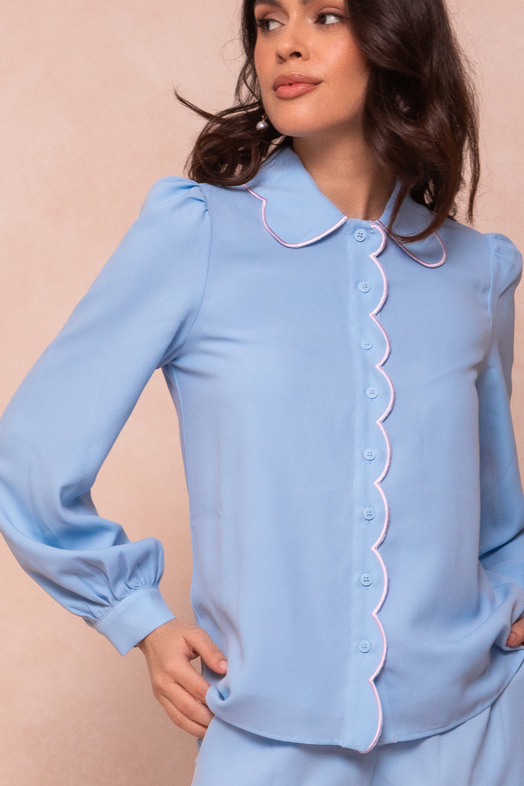 Bethany Blouse in Blue