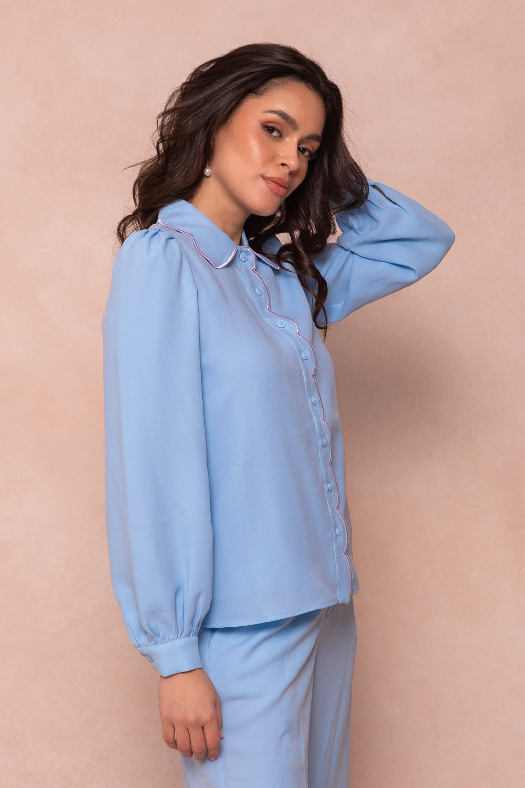 Bethany Blouse in Blue