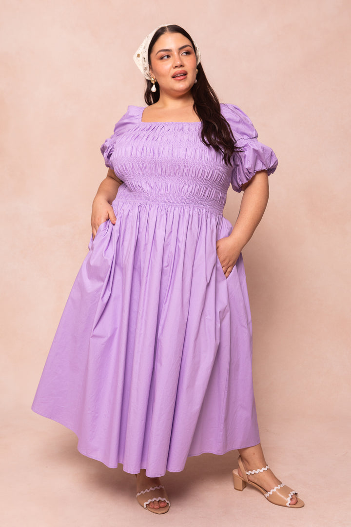 Lisa Dress in Lavender