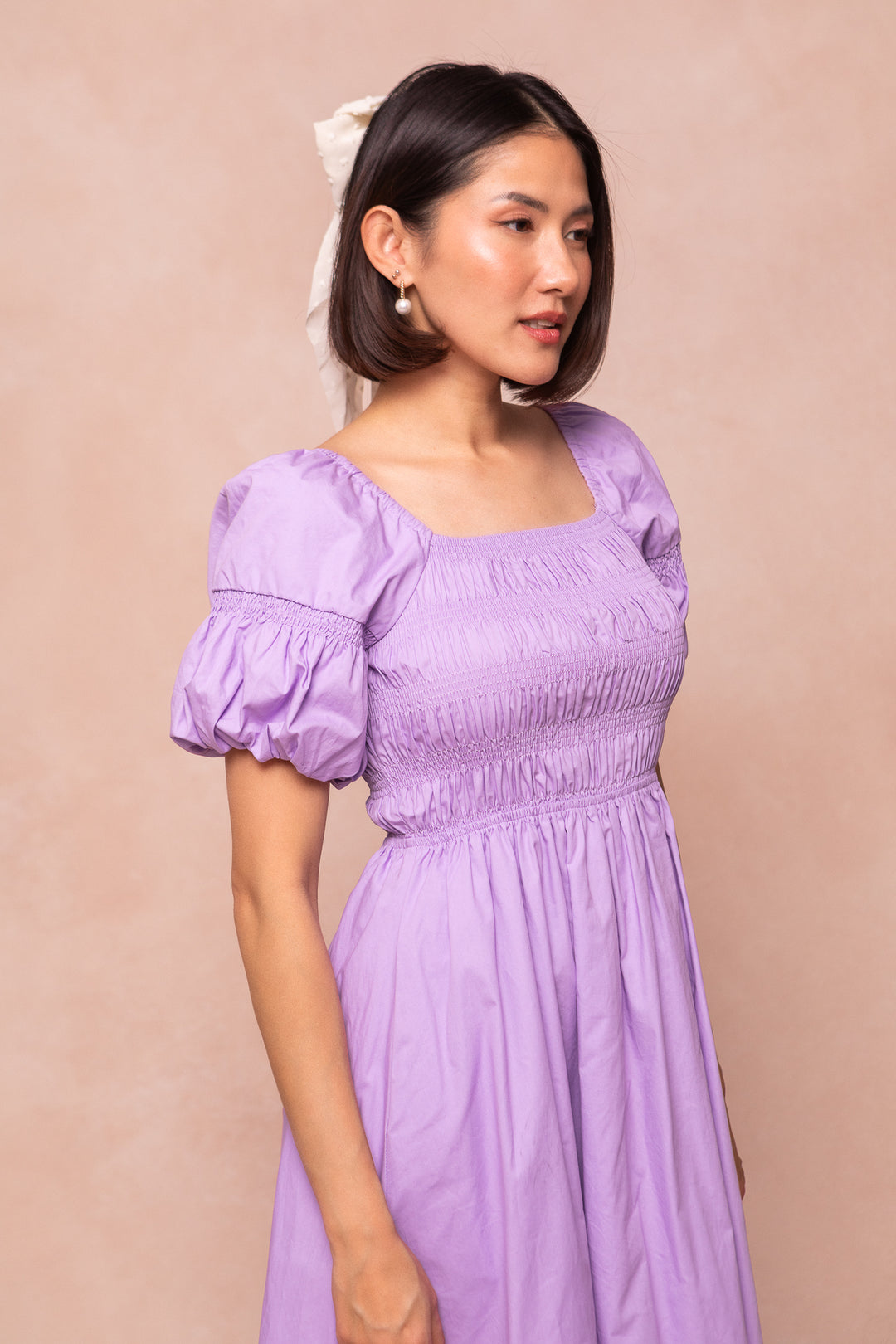 Lisa Dress in Lavender