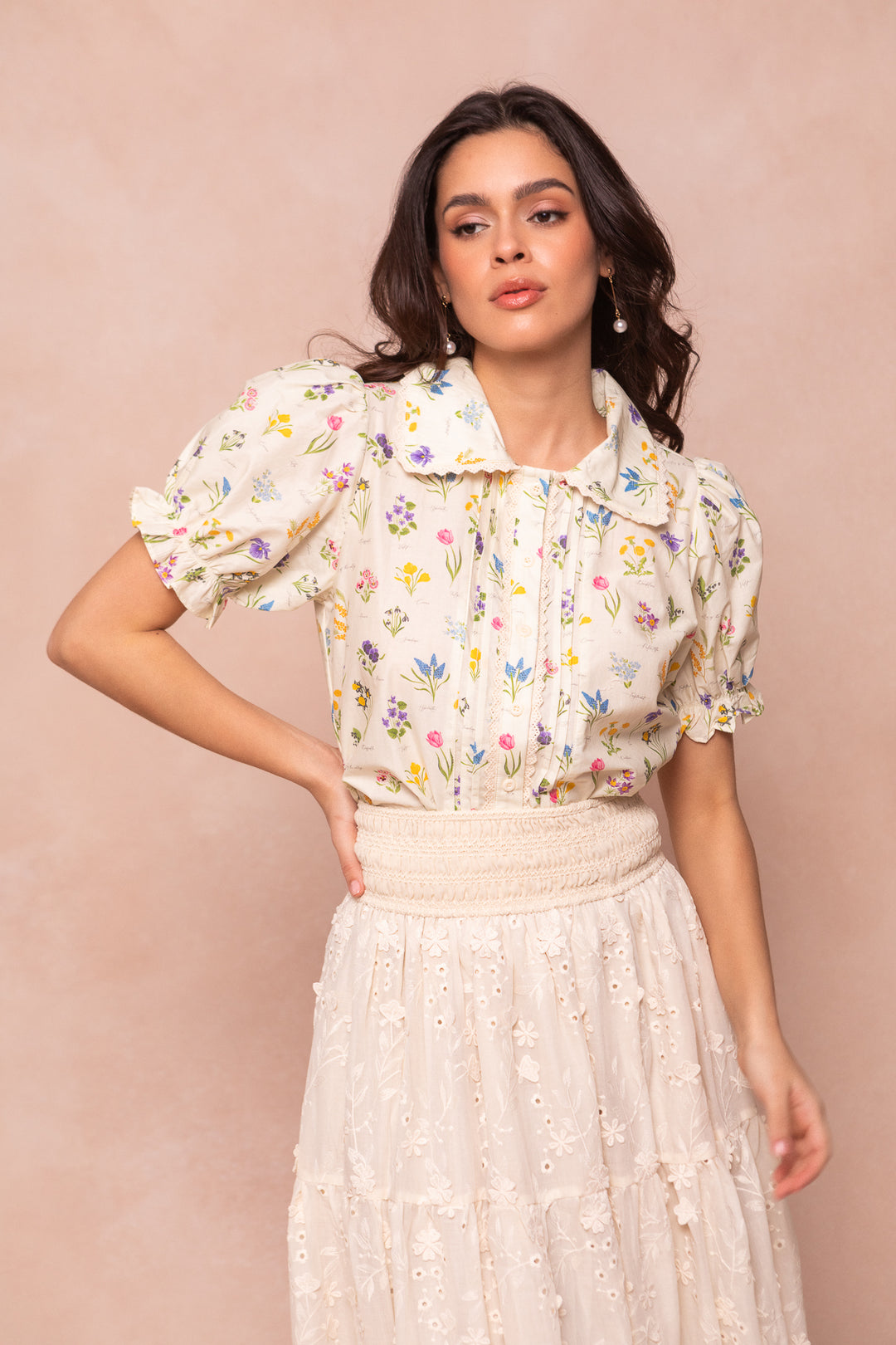 Sophia Blouse in Garden Flowers