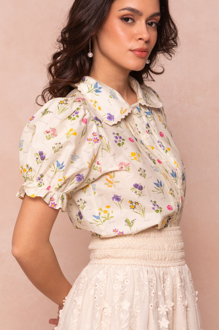 Sophia Blouse in Garden Flowers