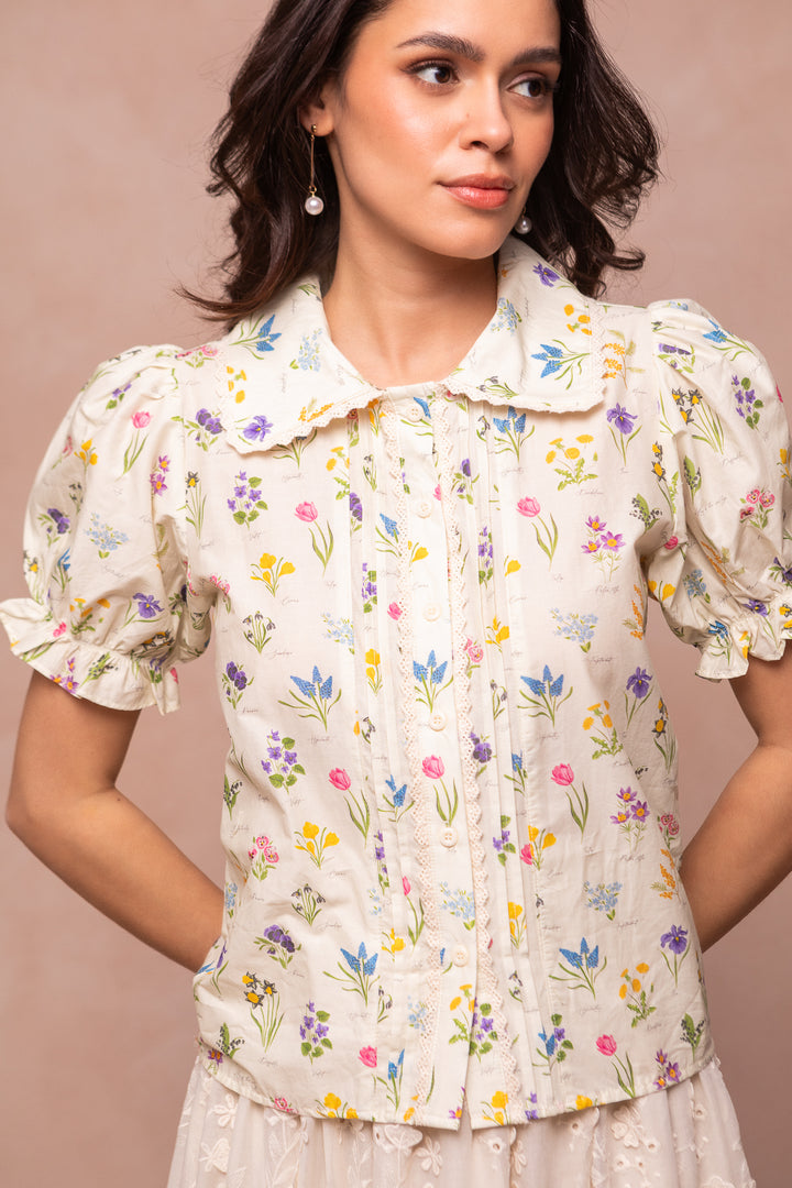 Sophia Blouse in Garden Flowers