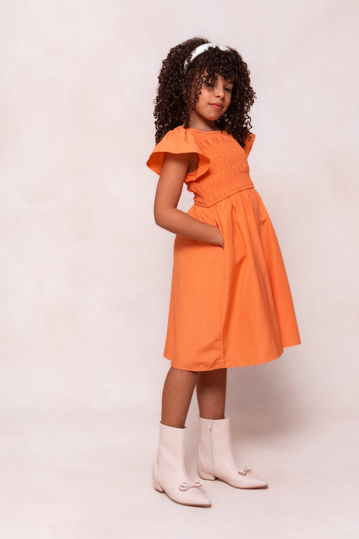 Mini Janessa Dress in Orange