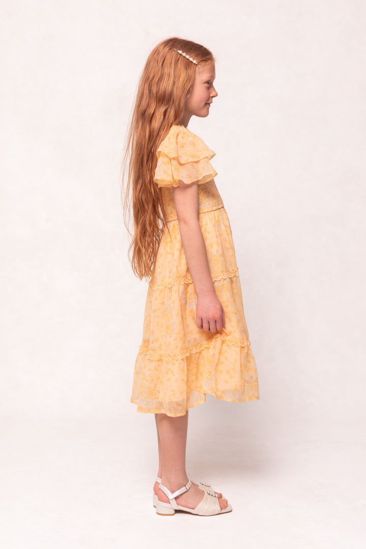 Mini Meg Dress in Yellow