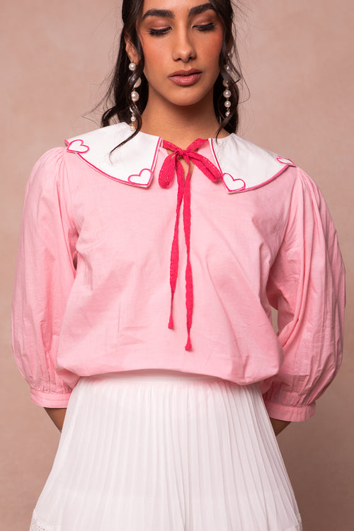 Sweetie Blouse in Pink