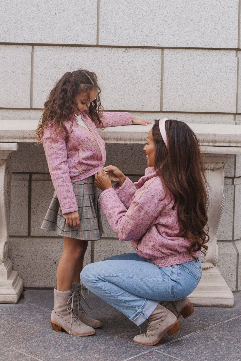 Tasia Jacket in Pink Floral