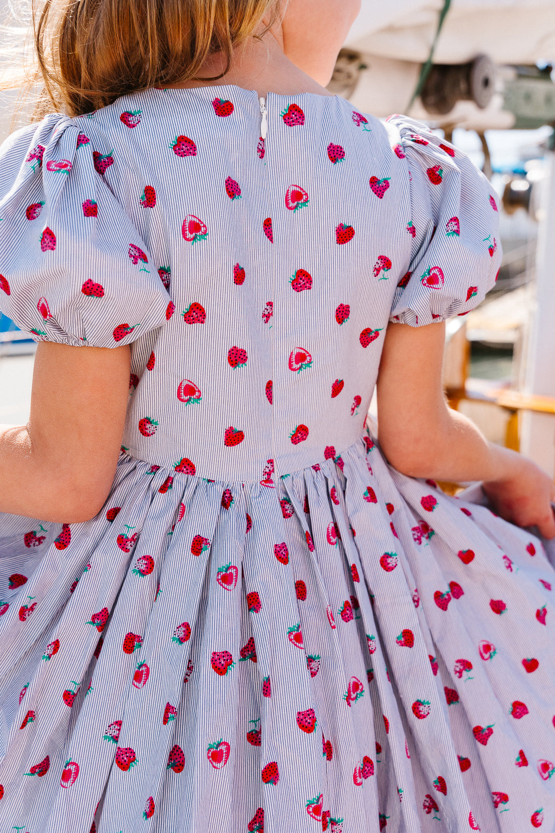 Mini Thea Dress in Strawberry - FINAL SALE