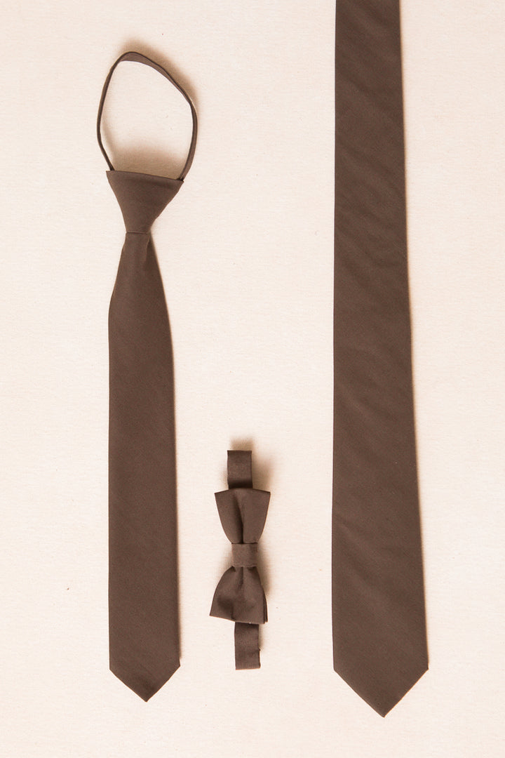 Mens Max Tie in Brown - FINAL SALE