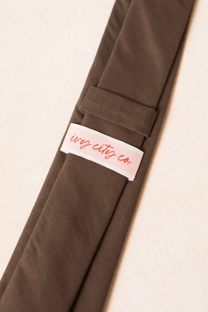 Mens Max Tie in Brown - FINAL SALE