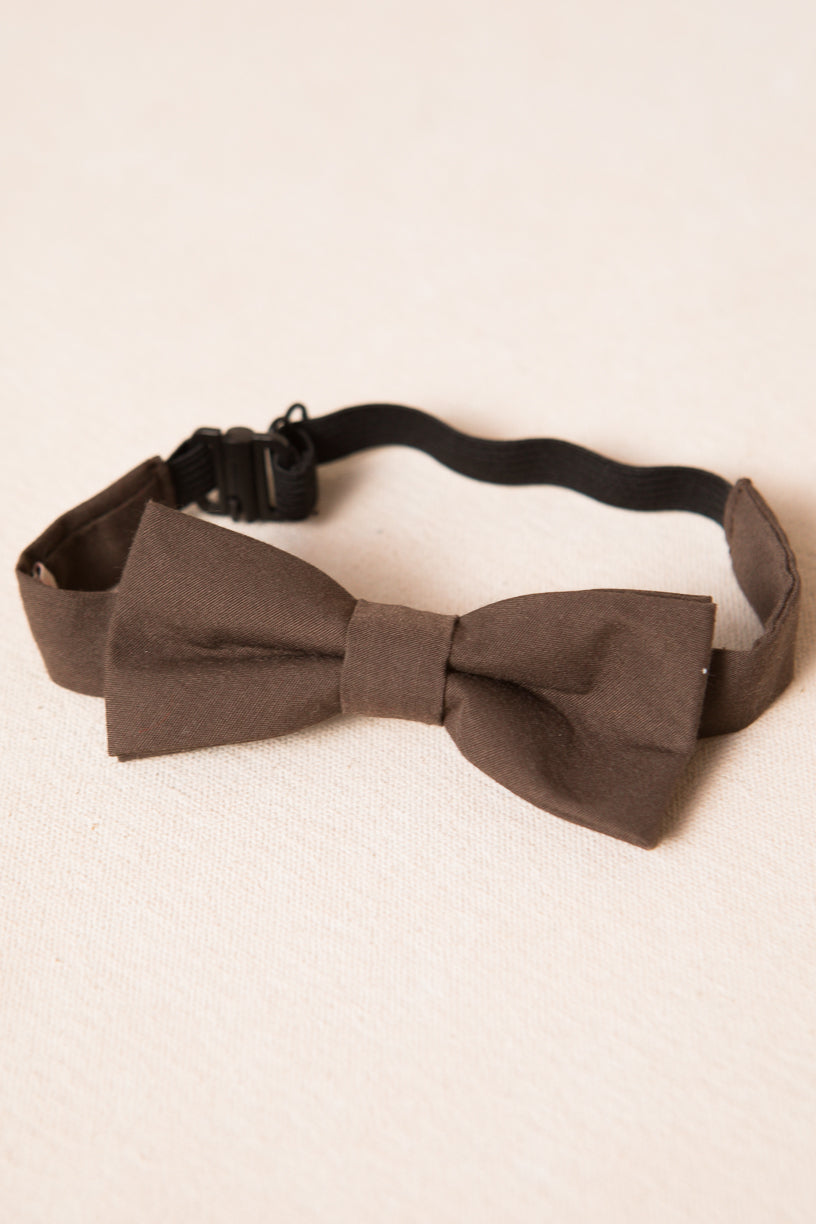 Baby Boys Henry Bow Tie in Brown - FINAL SALE