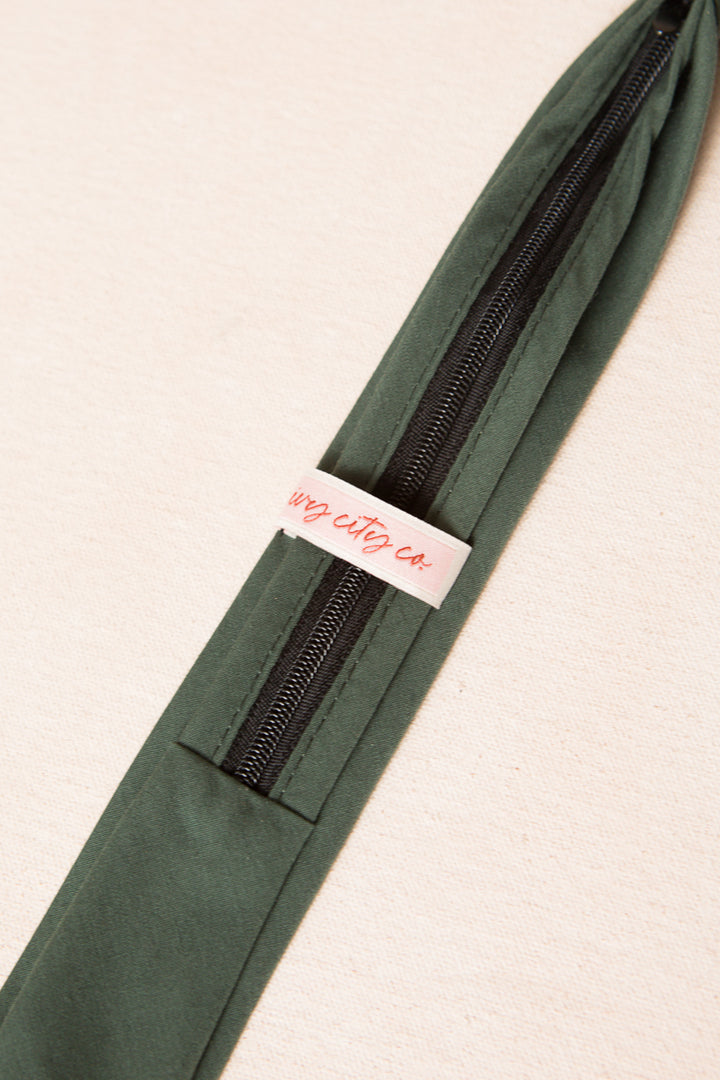 Boys Max Tie in Dark Green - FINAL SALE