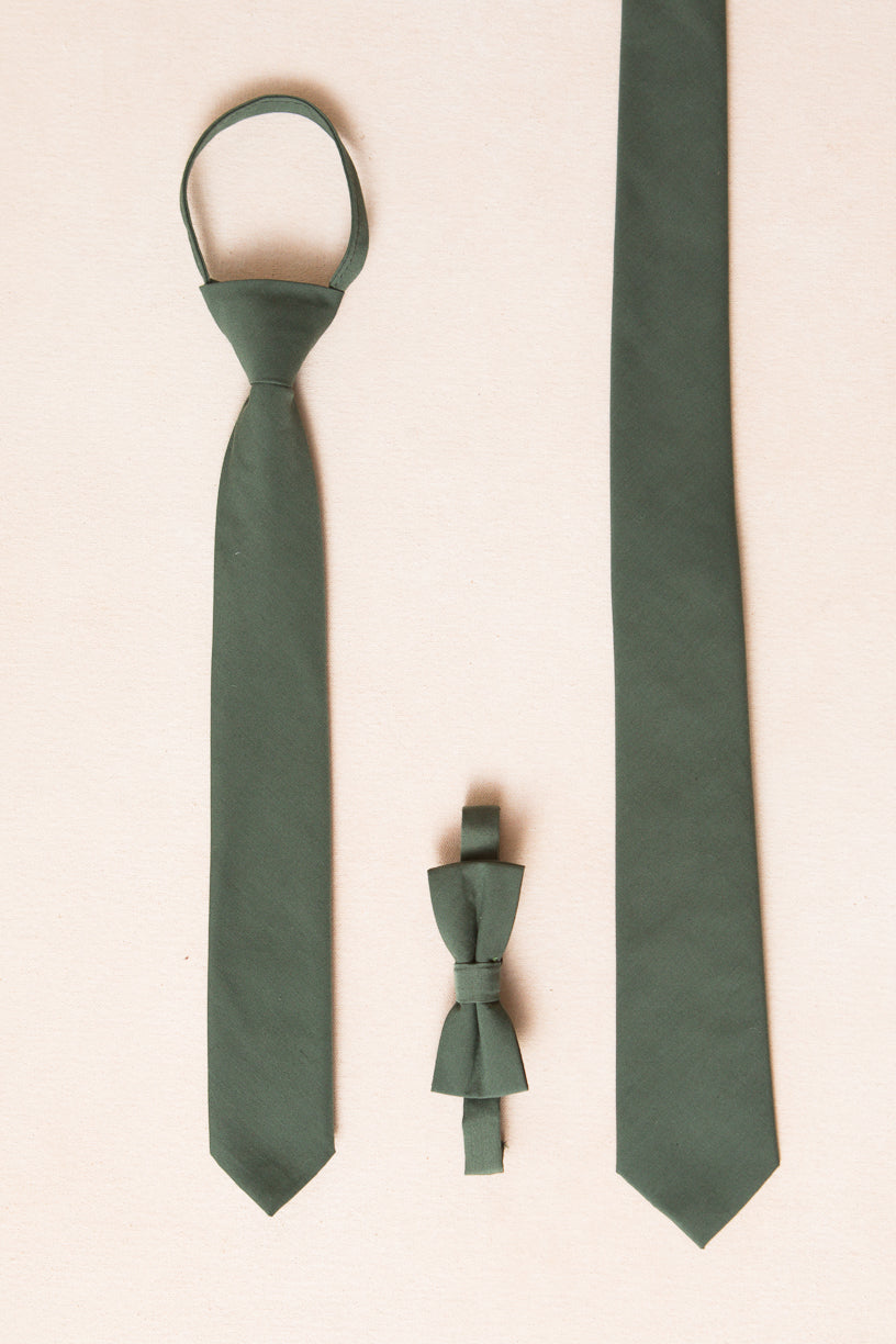 Baby Boys Henry Bow Tie in Dark Green - FINAL SALE