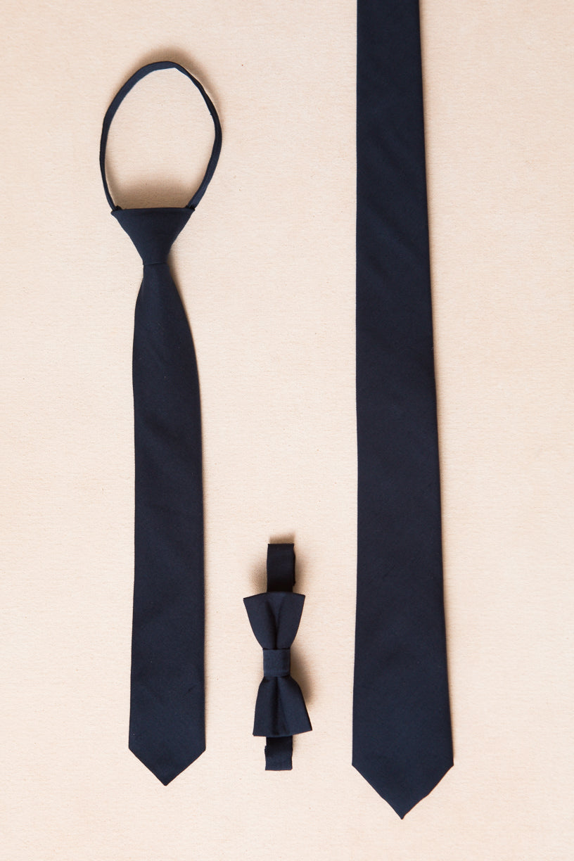 Baby Boys Henry Bow Tie in Navy - FINAL SALE