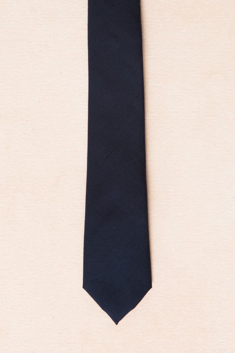 Mens Max Tie in Navy - FINAL SALE