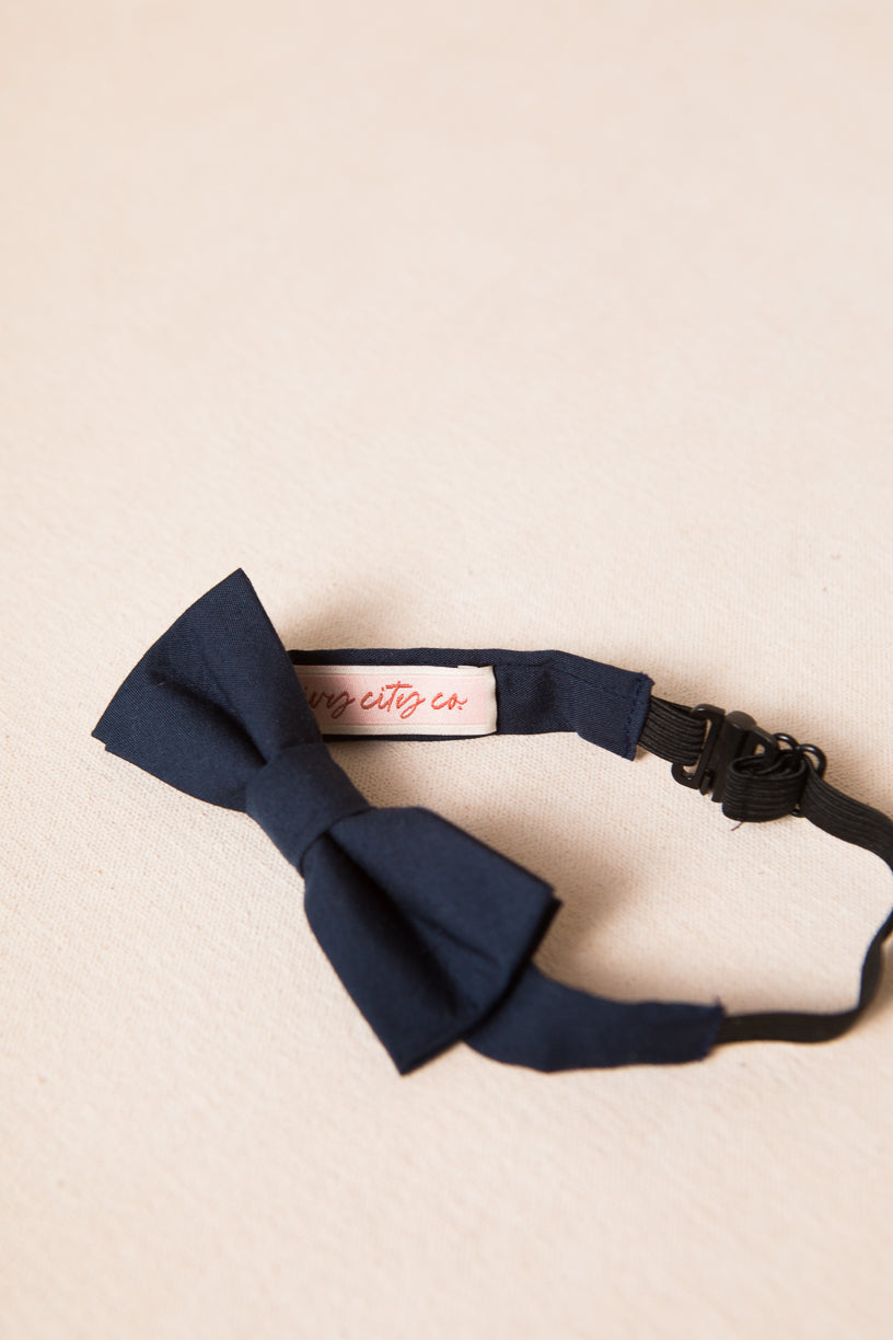 Baby Boys Henry Bow Tie in Navy - FINAL SALE