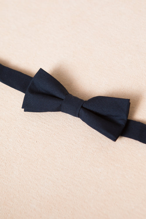 Baby Boys Henry Bow Tie in Navy - FINAL SALE