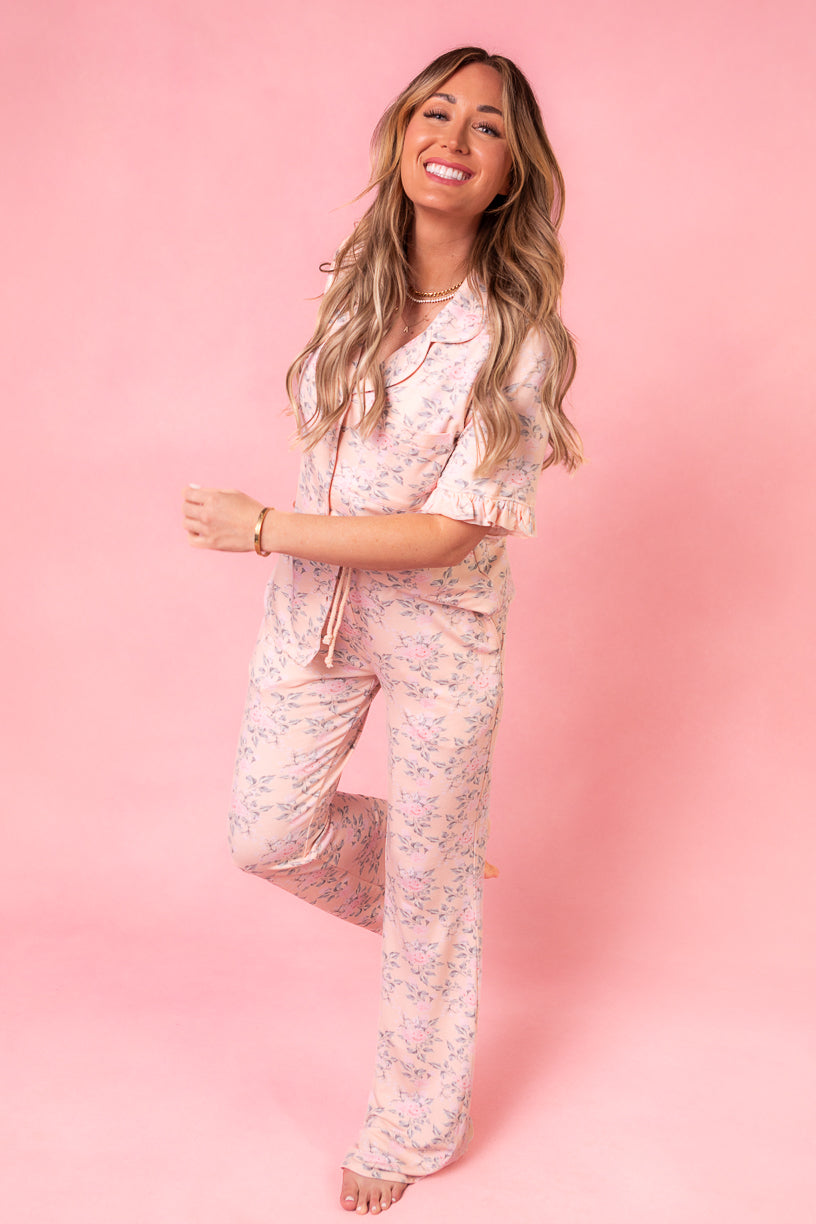 Tiffany Pajama Set in Tea Party Floral