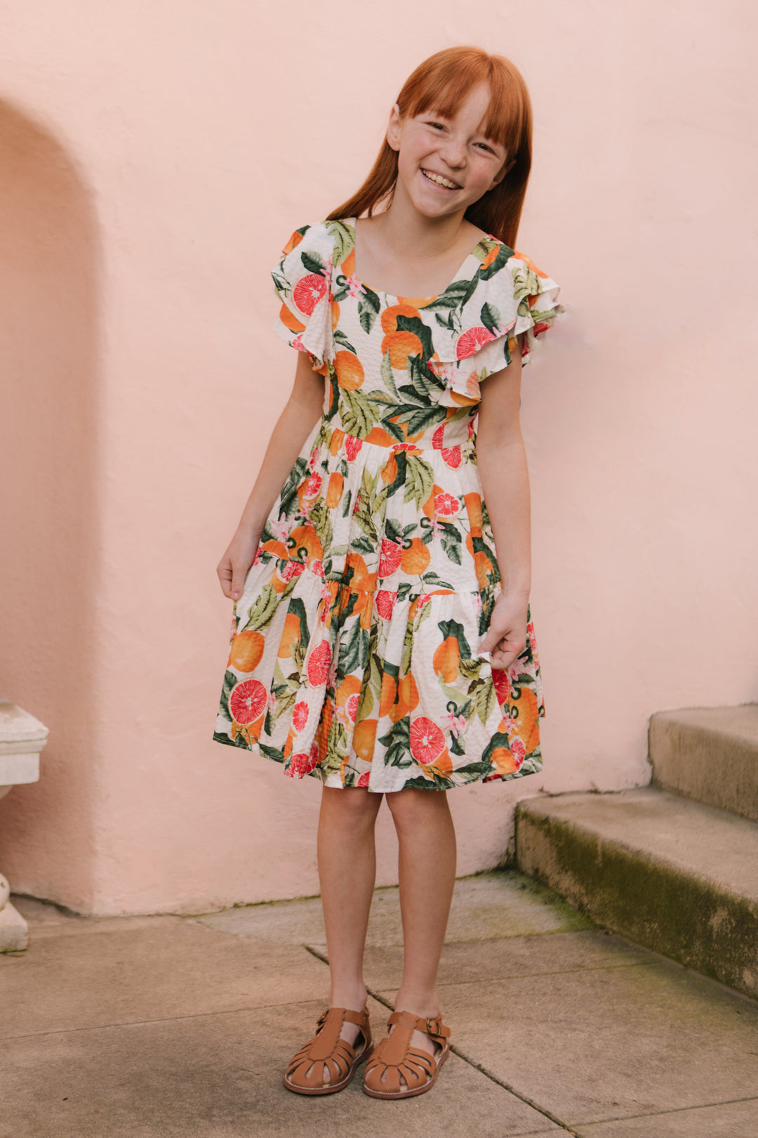 Mini Trixie Dress in Citrus