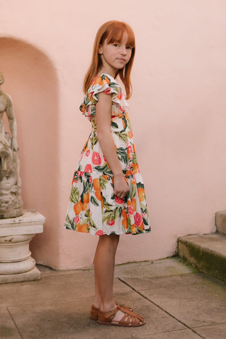 Mini Trixie Dress in Citrus