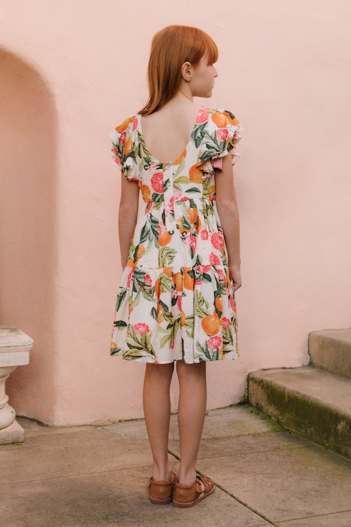 Mini Trixie Dress in Citrus