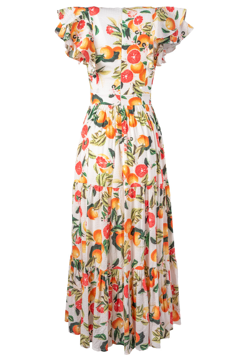 Trixie Dress in Citrus - FINAL SALE