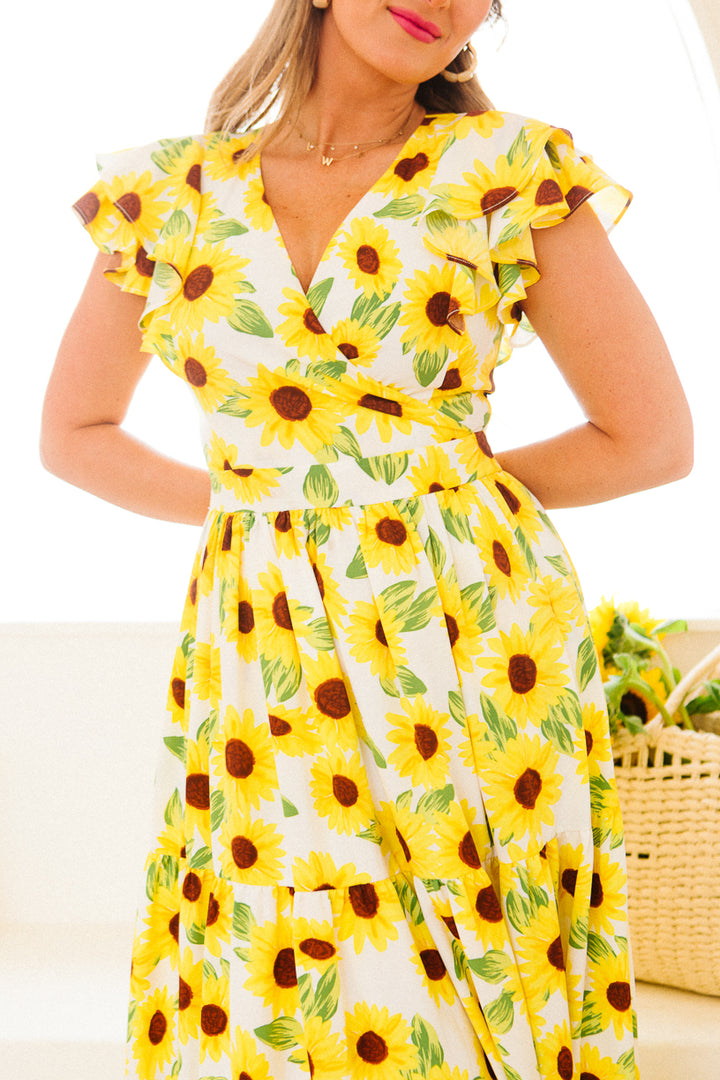 Trixie Dress in Sunflower - FINAL SALE