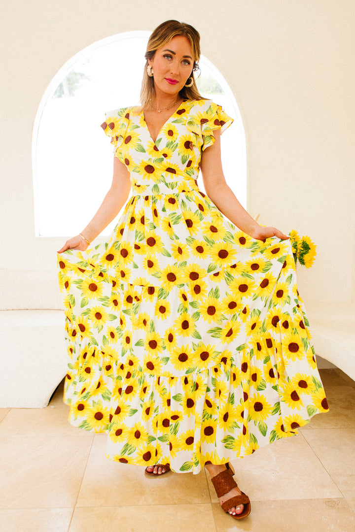 Trixie Dress in Sunflower - FINAL SALE