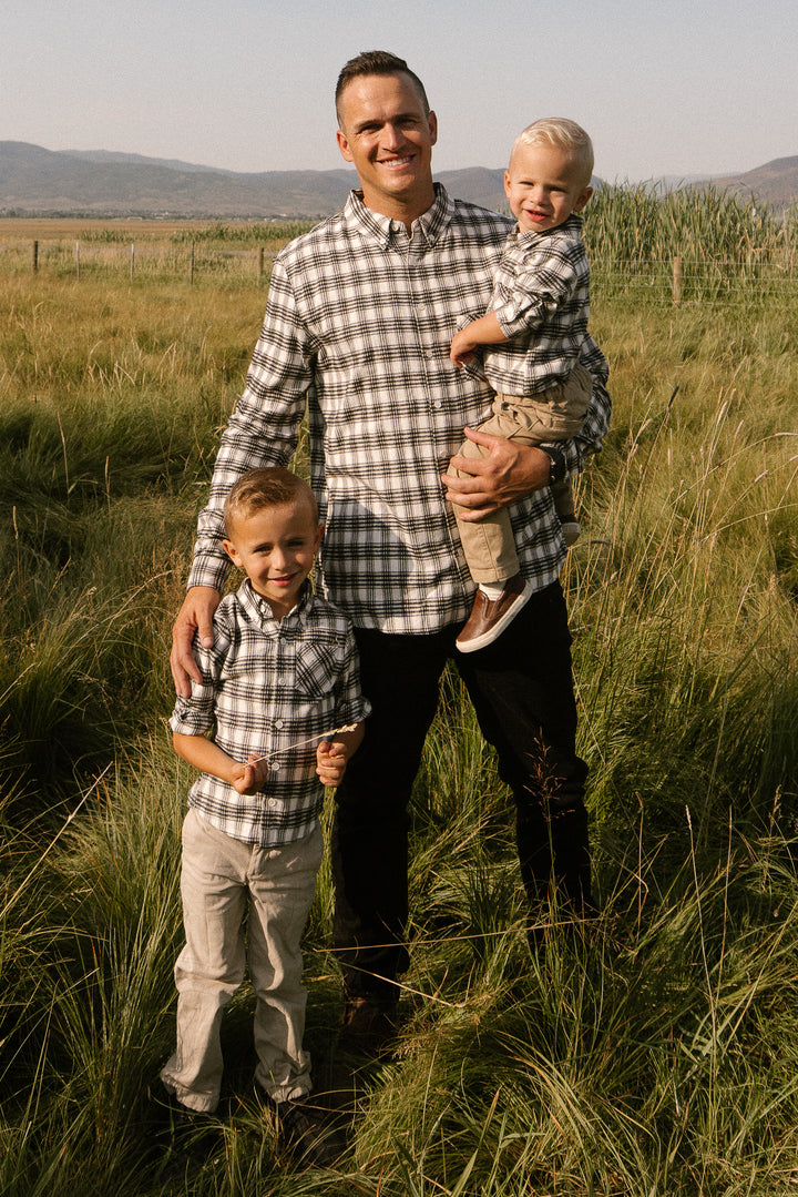 Baby Boys John Shirt in Genevieve Plaid - FINAL SALE