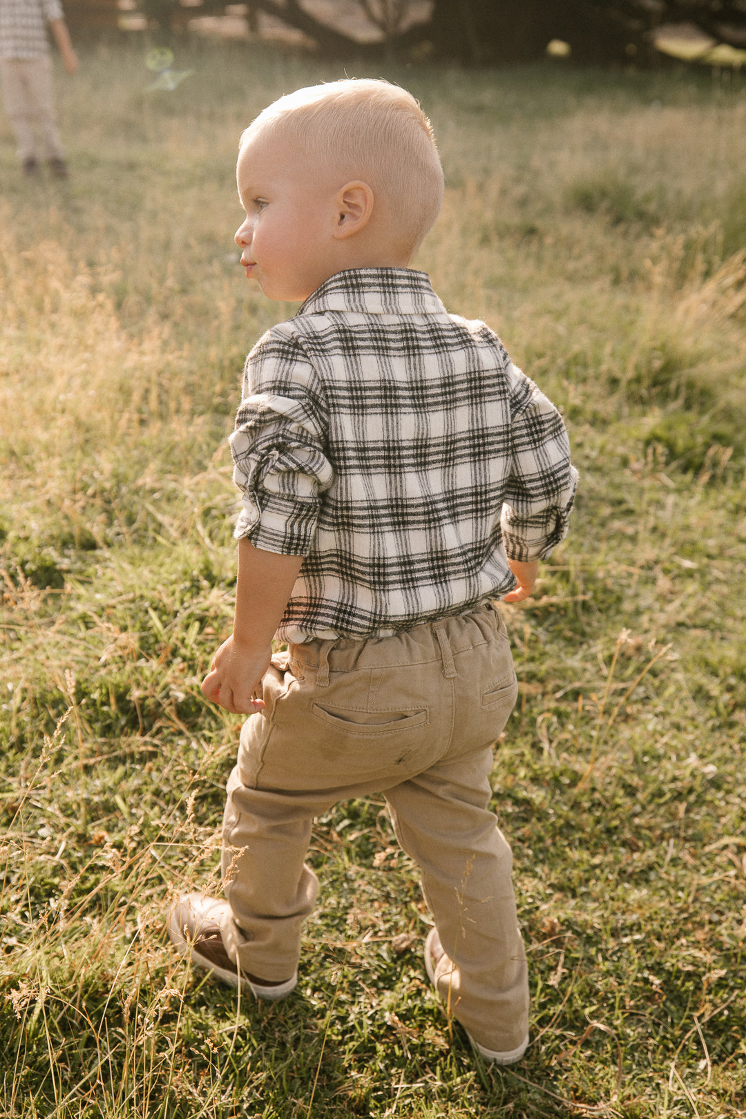 Baby Boys John Shirt in Genevieve Plaid - FINAL SALE