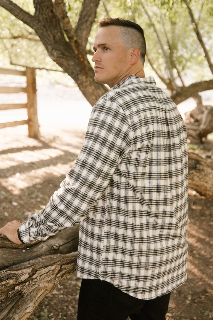 Mens John Shirt in Genevieve Plaid - FINAL SALE