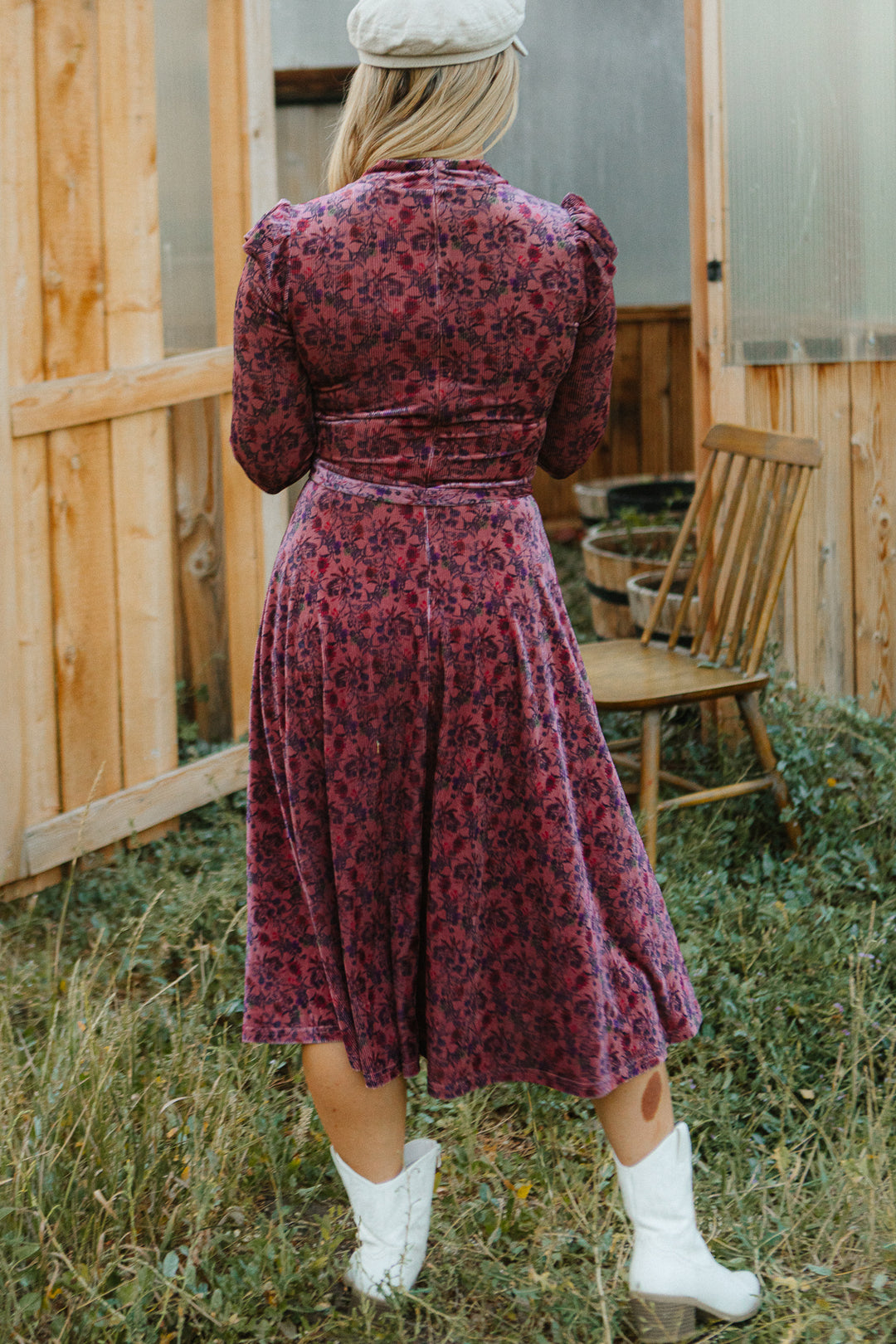 La La Lady Dress in Pink Floral - FINAL SALE