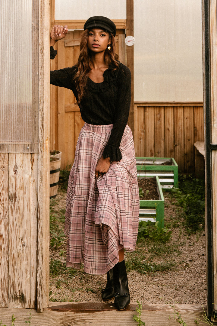 Monroe Skirt in Plaid - FINAL SALE