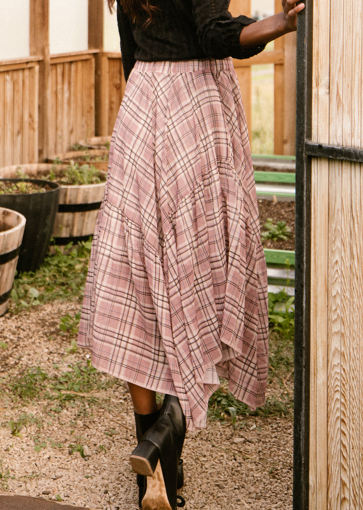 Monroe Skirt in Plaid - FINAL SALE