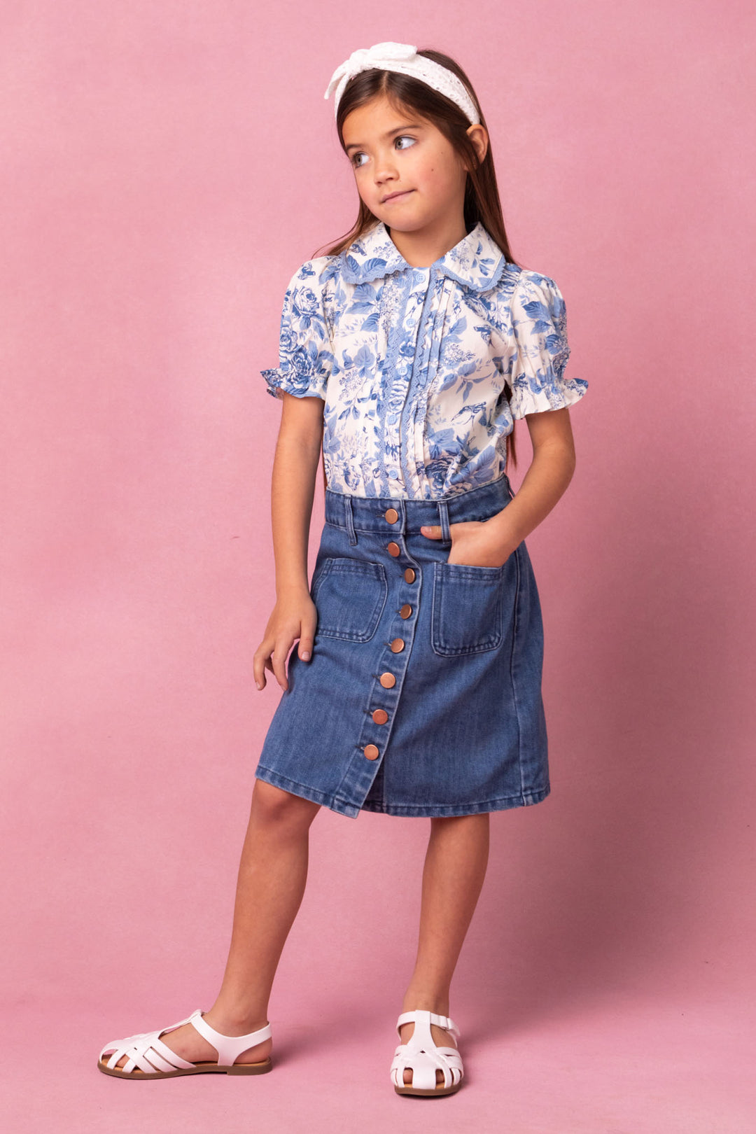 Mini Emma Denim Skirt - FINAL SALE