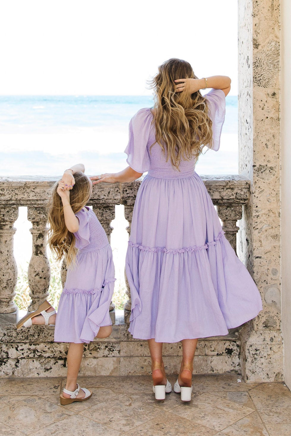 Mini Lennon Dress in Lavender-Mini