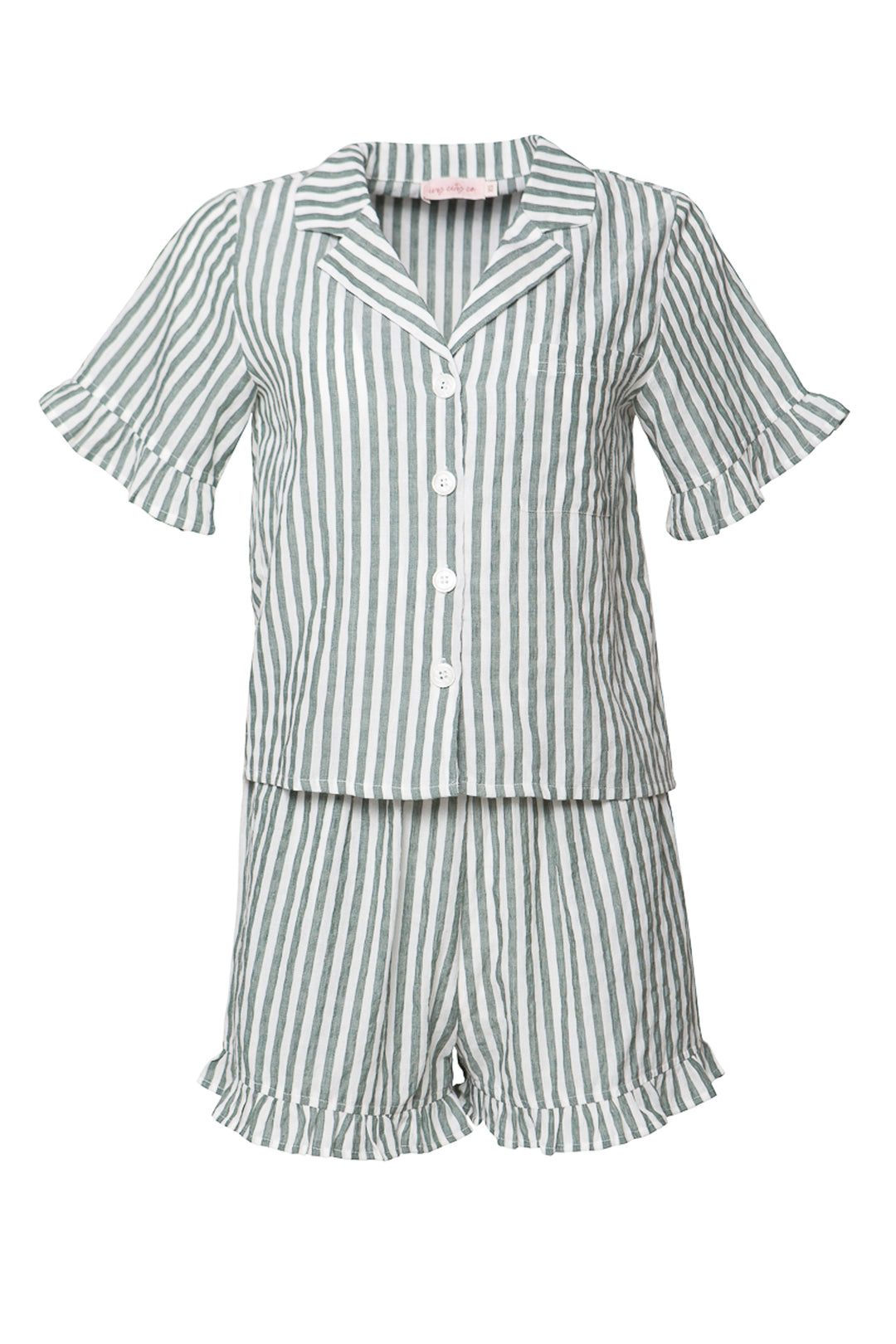 Zuma Set in Green Stripe