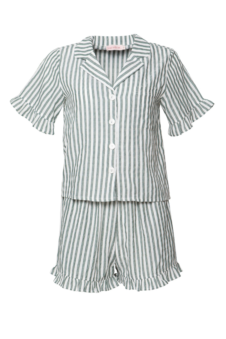 Zuma Set in Green Stripe