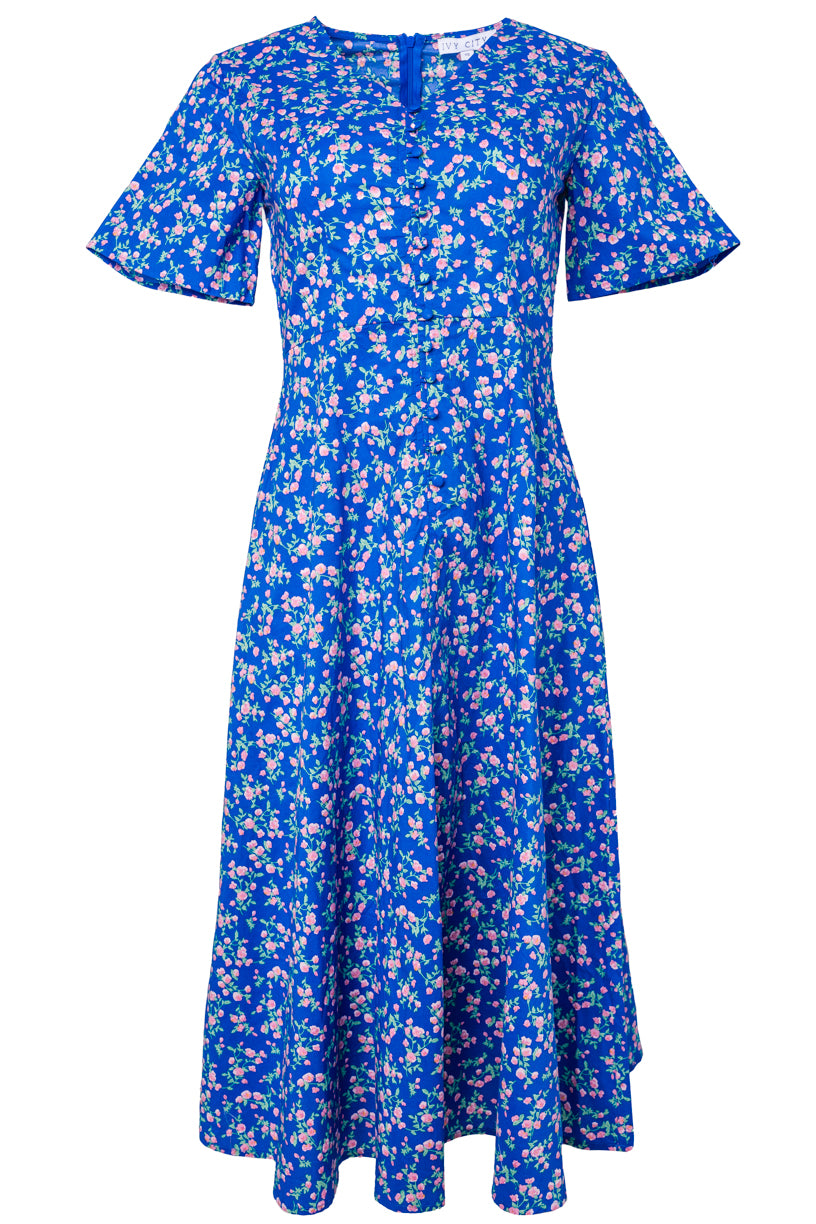 Allie Dress in Royal Blue - FINAL SALE