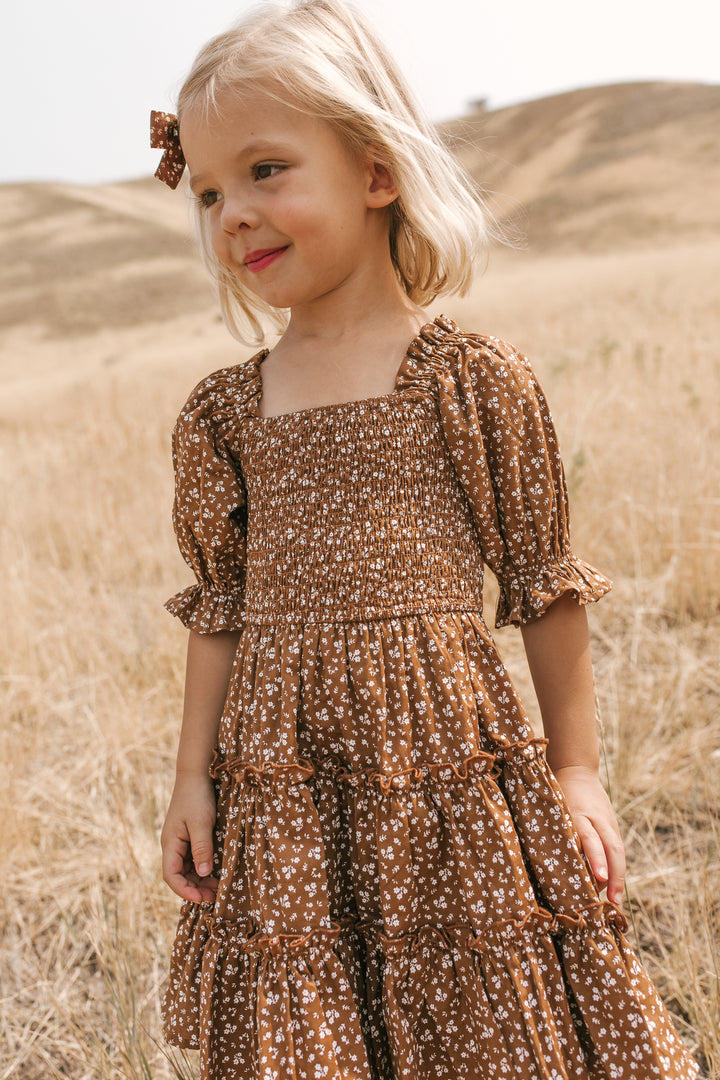 Mini Madeline Dress in Amber Floral