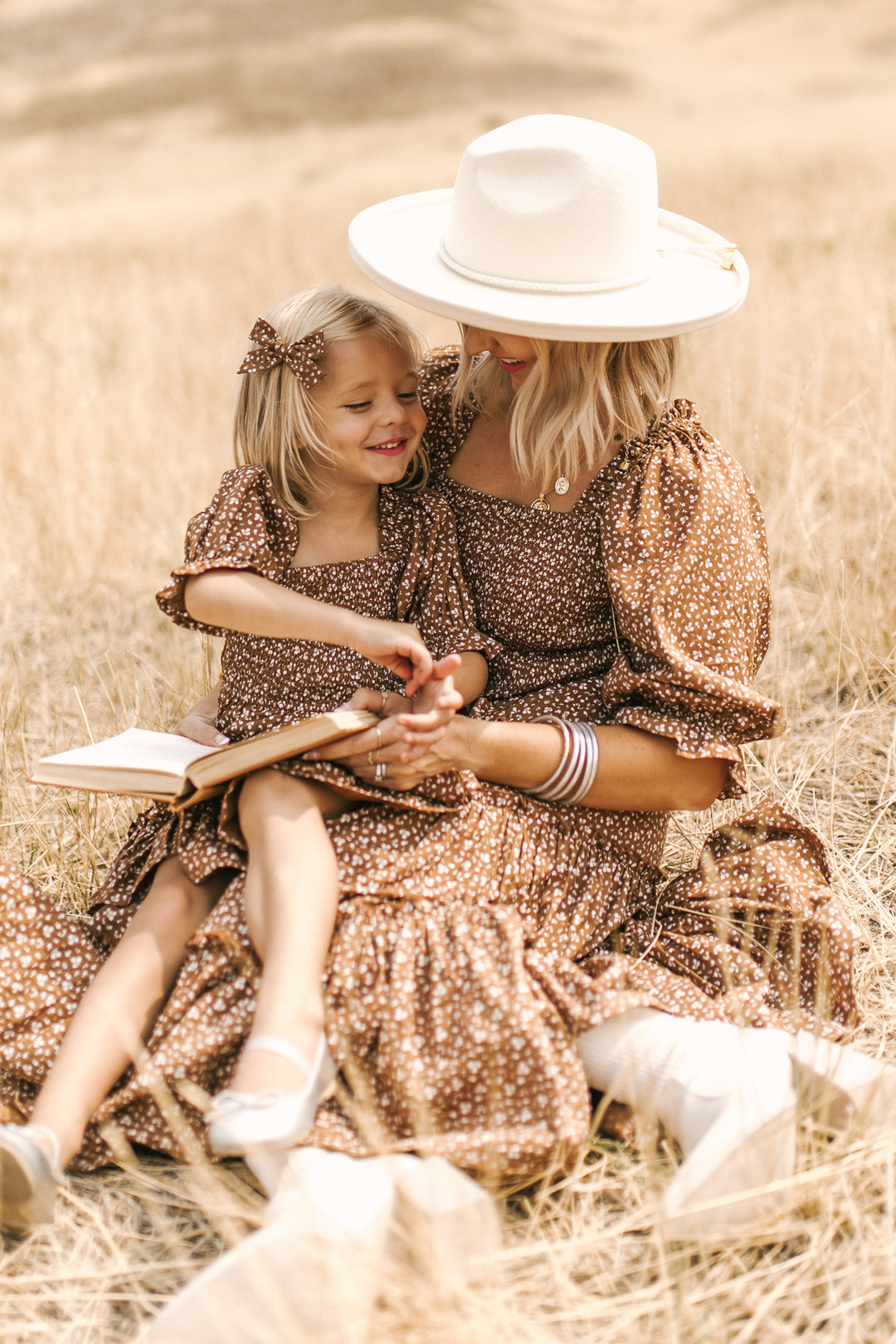 Mini Madeline Dress in Amber Floral