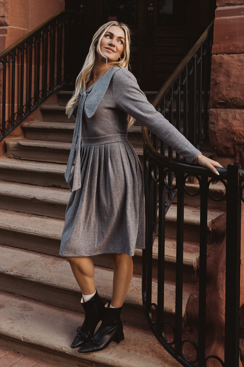 Beau Dress in Gray - FINAL SALE