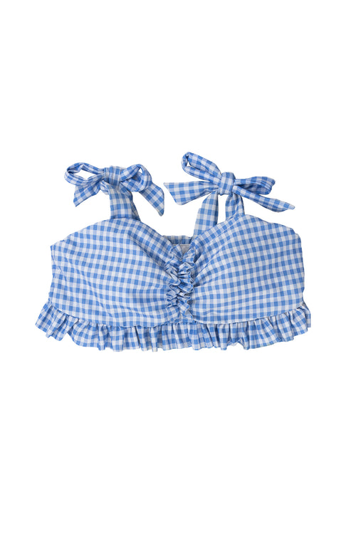 Mini Brandi Bandeau Top in Blakely Gingham