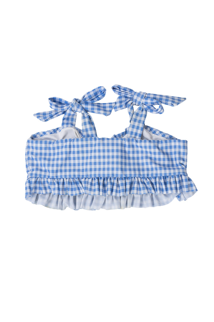 Mini Brandi Bandeau Top in Blakely Gingham