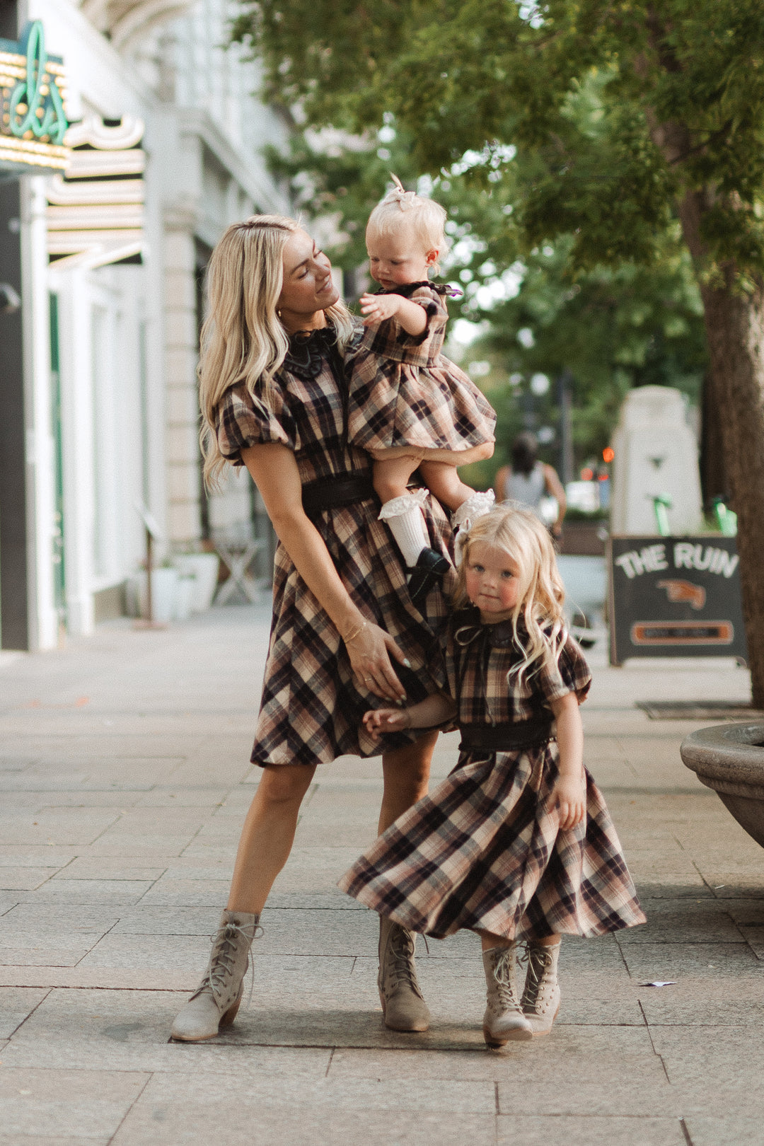 Mini Celine Dress in Plaid - FINAL SALE