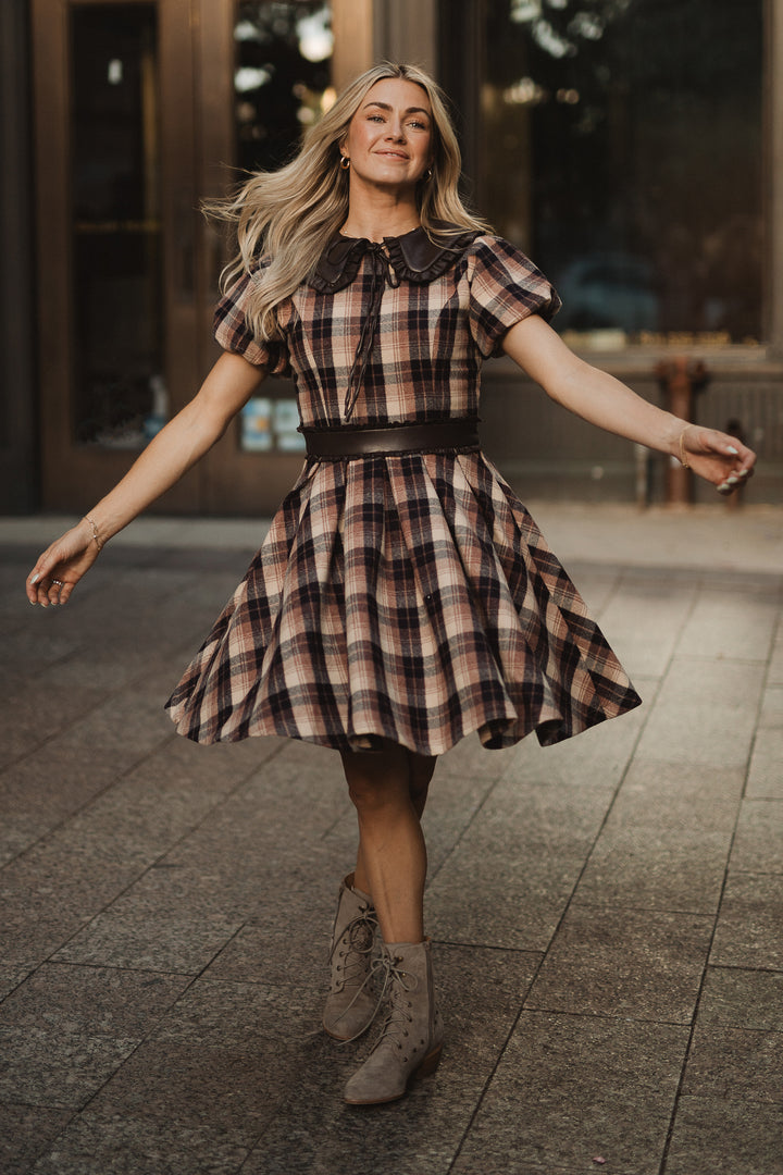 Celine Dress in Plaid - FINAL SALE