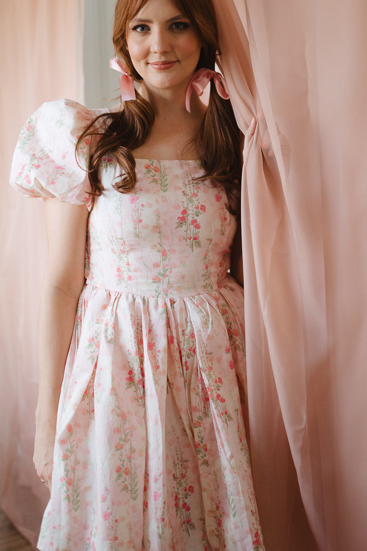 Cupcake Dress in Pink Floral