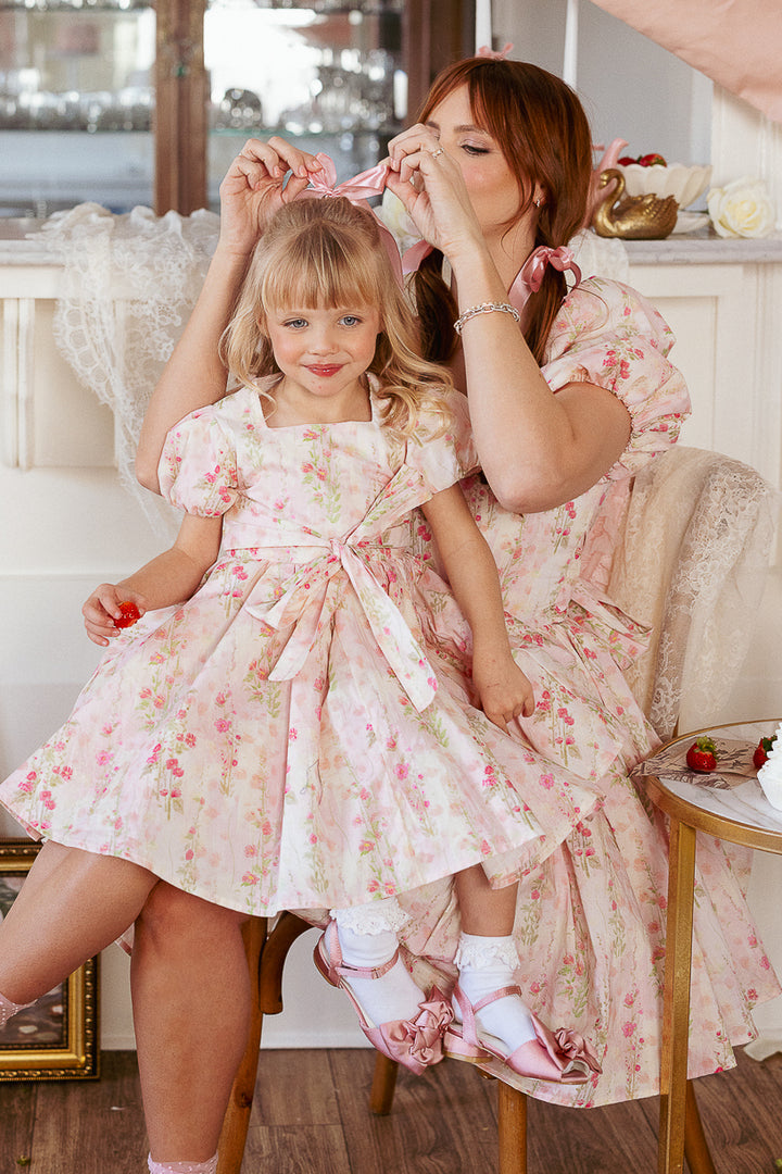 Mini Cupcake Dress in Pink Floral